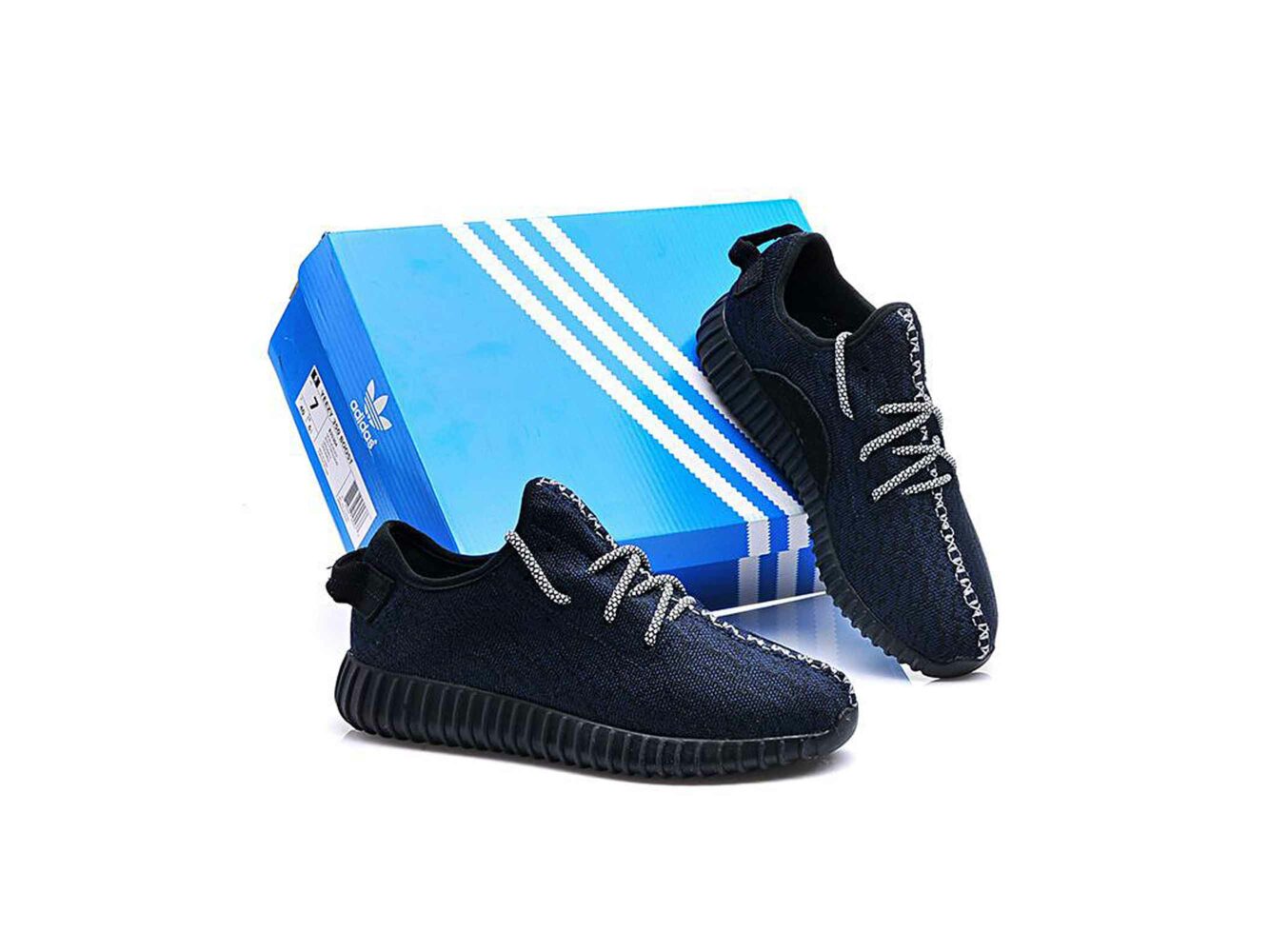 adidas yeezy 350 boost Kanye West dark blue купить