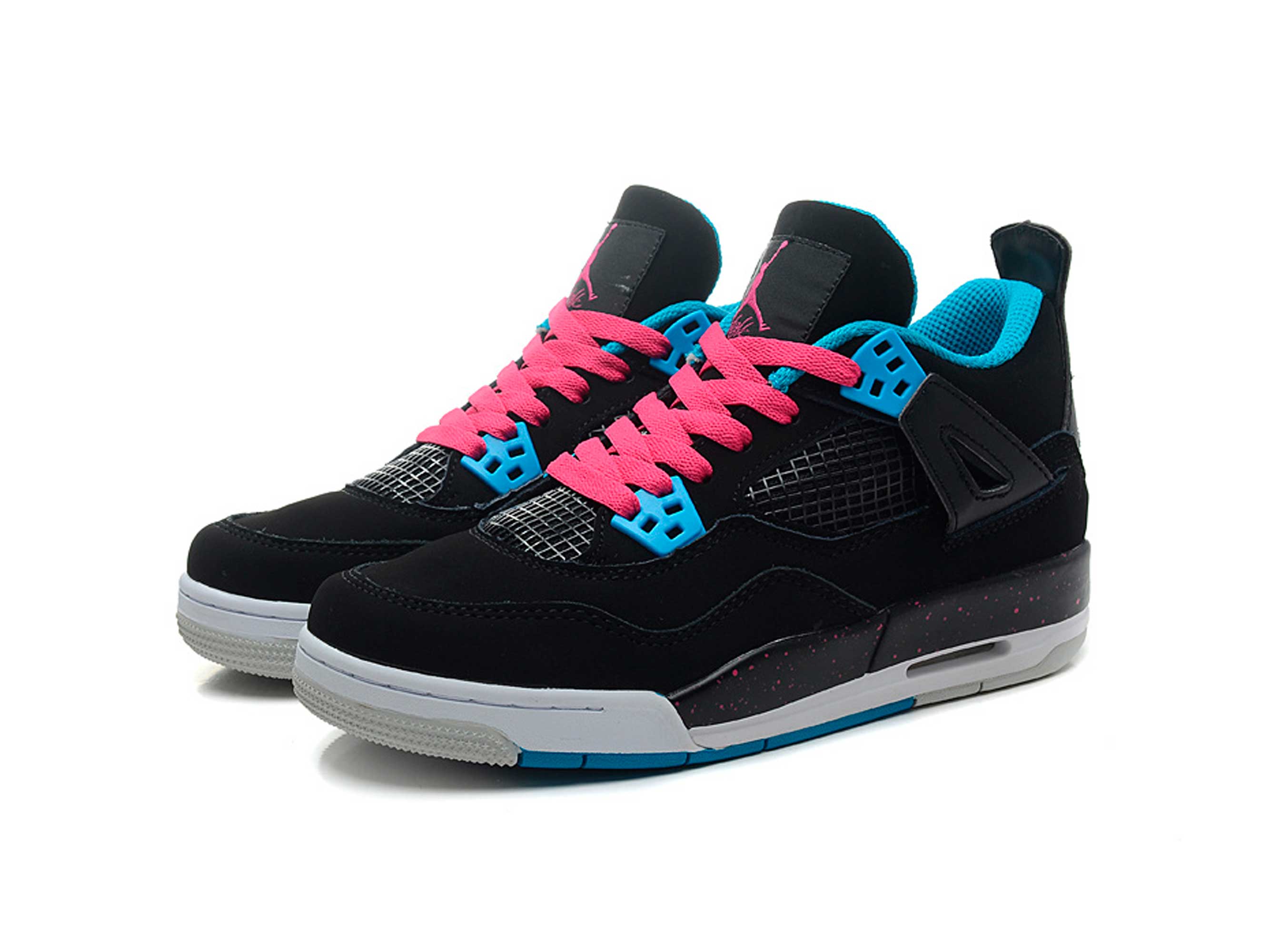 jordan 4 pink and blue