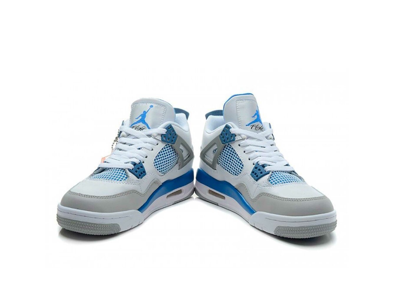 nike air jordan 4 retro white military blue grey 308497-105 интернет магазин
