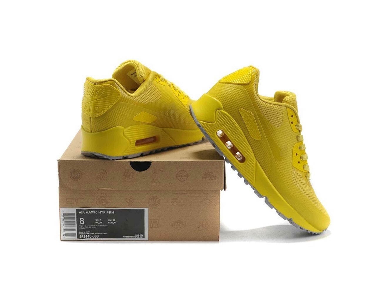 Nike Air Max 90 Hyperfuse 2012 Yellow Купить