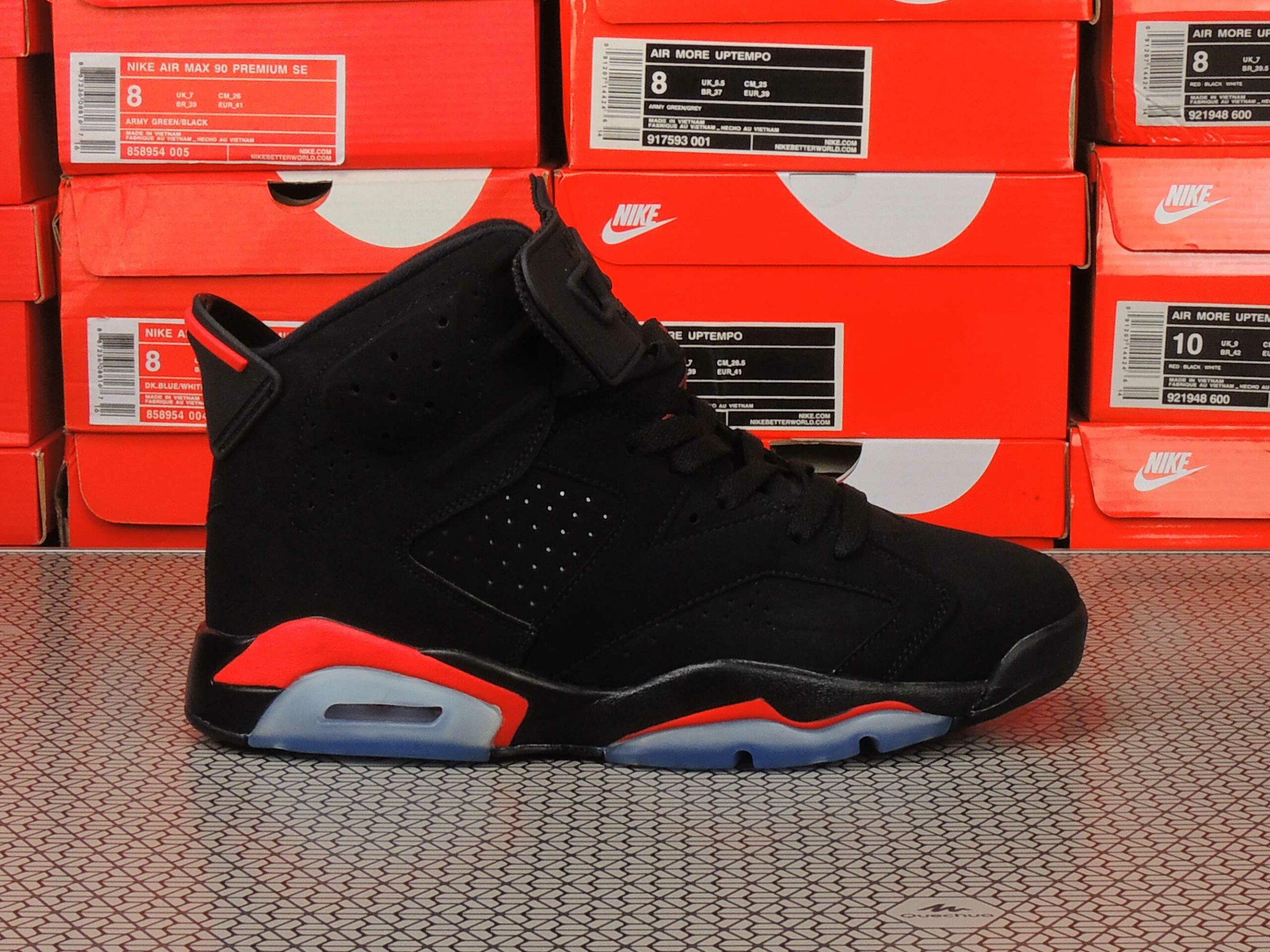 nike air jordan 6 retro black infared