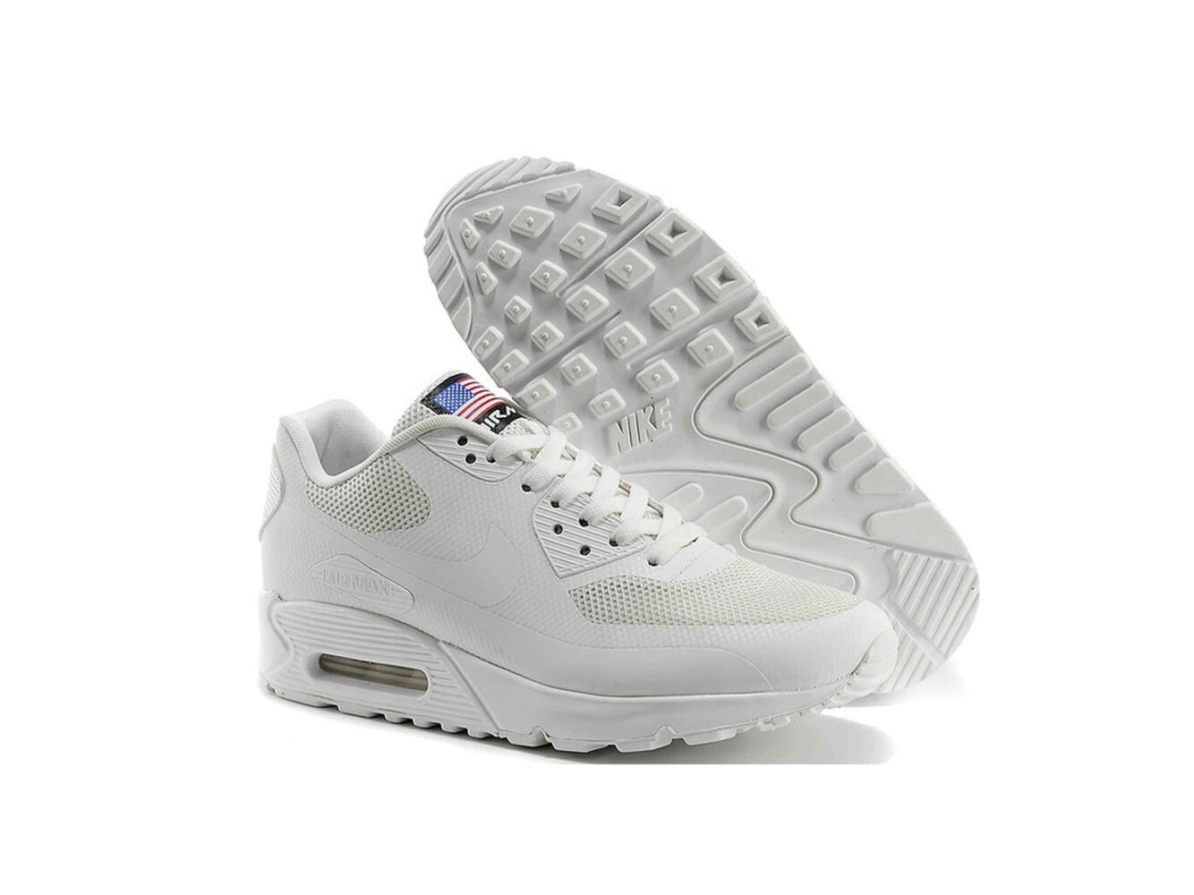 Nike Air Max 90 Hyperfuse Independence Day 2013 White Купить