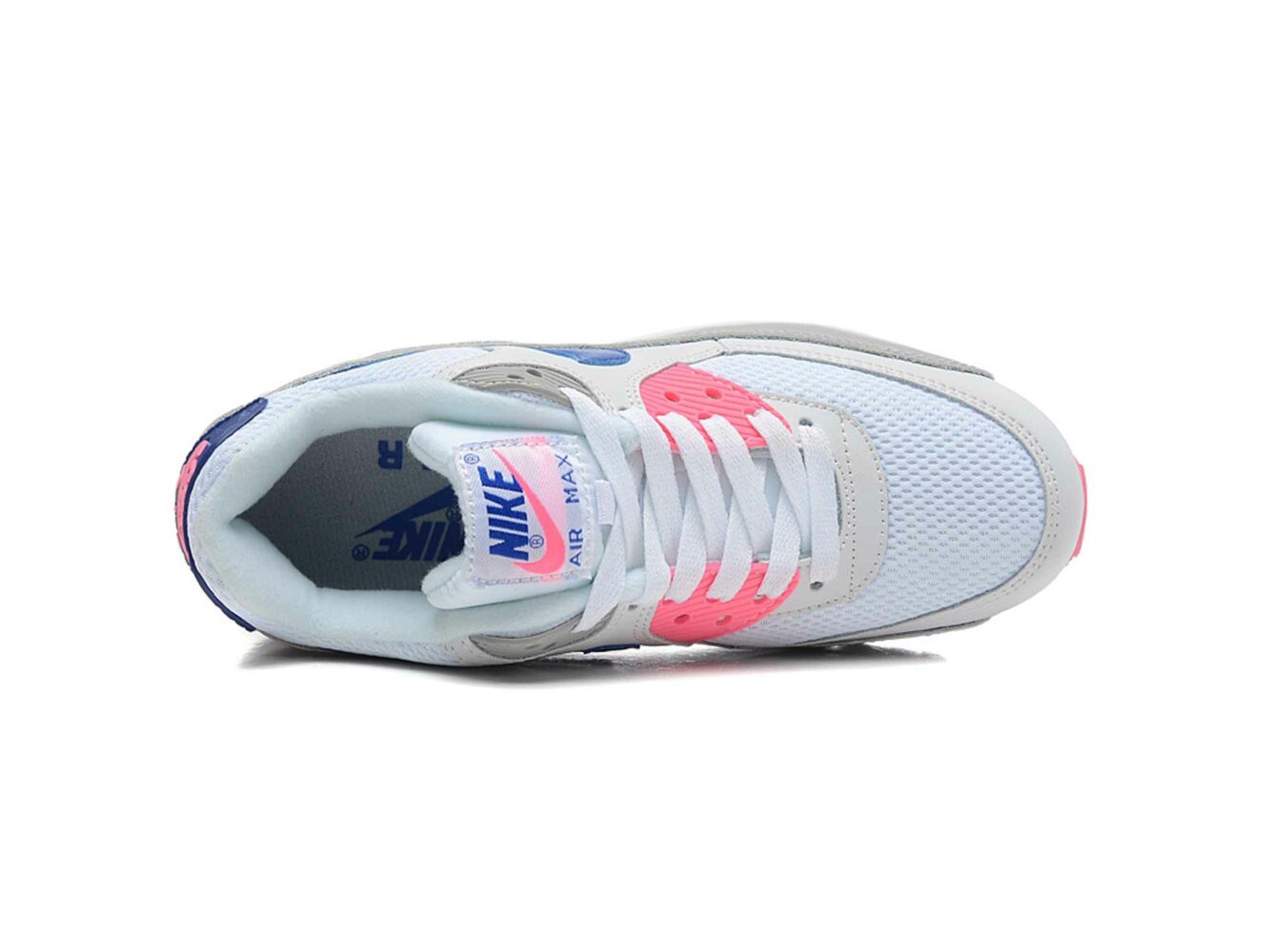 Nike Air Max 90 White Pink Blue Купить