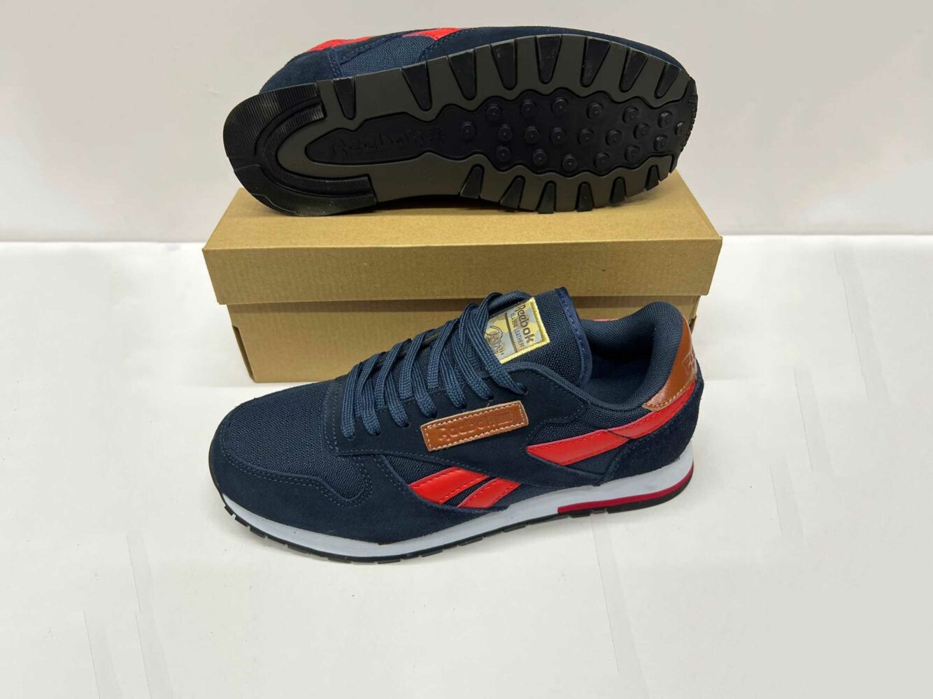 Reebok Classic Utility suede blue red интернет магазин.