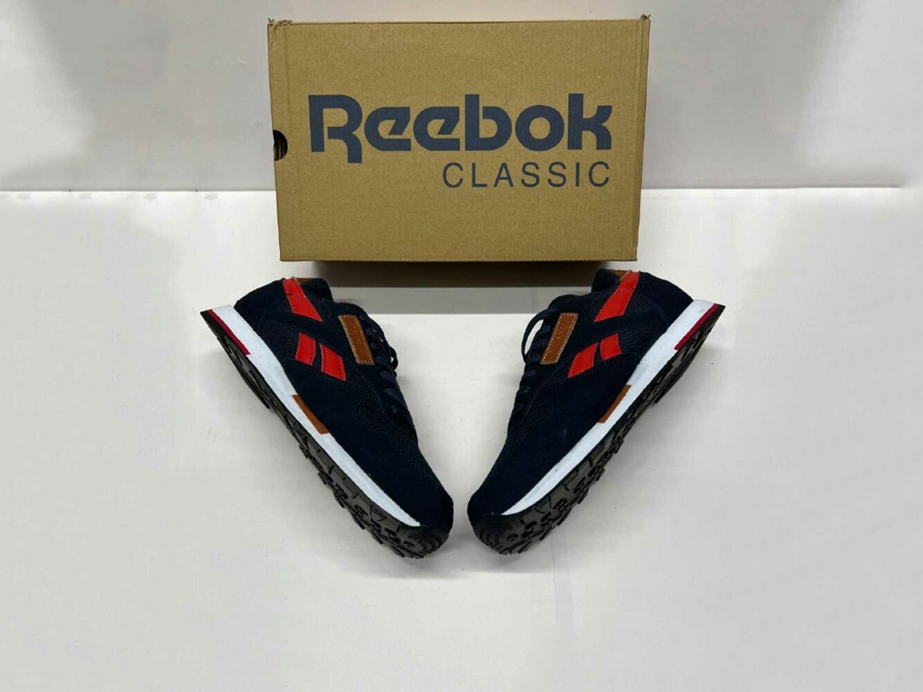 Reebok Classic Utility suede blue red интернет магазин.