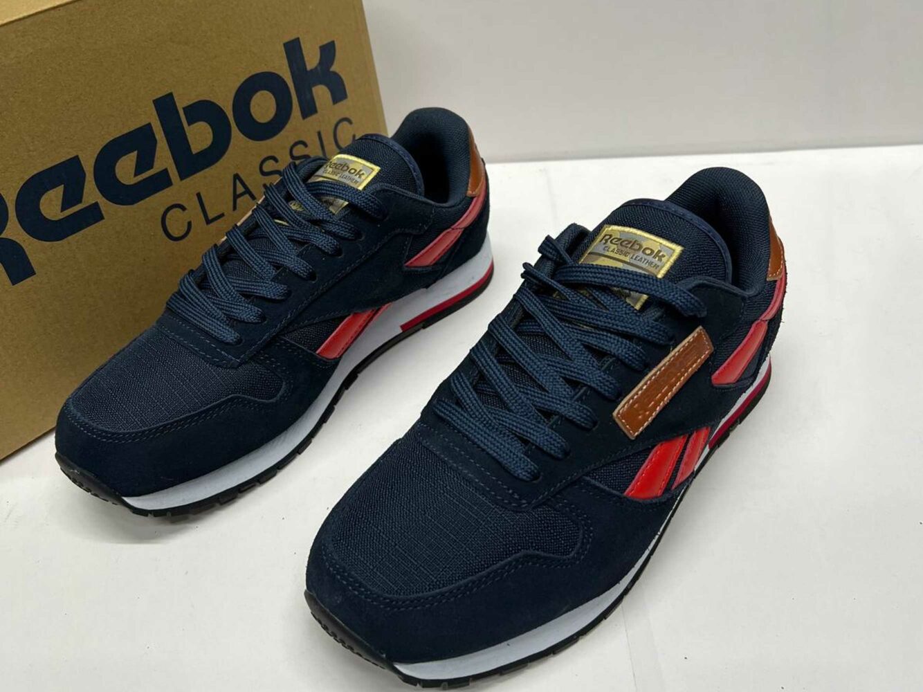 Reebok Classic Utility suede blue red интернет магазин.