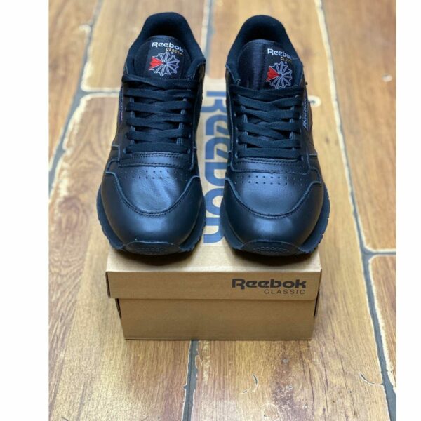 reebok royal classic leather all black