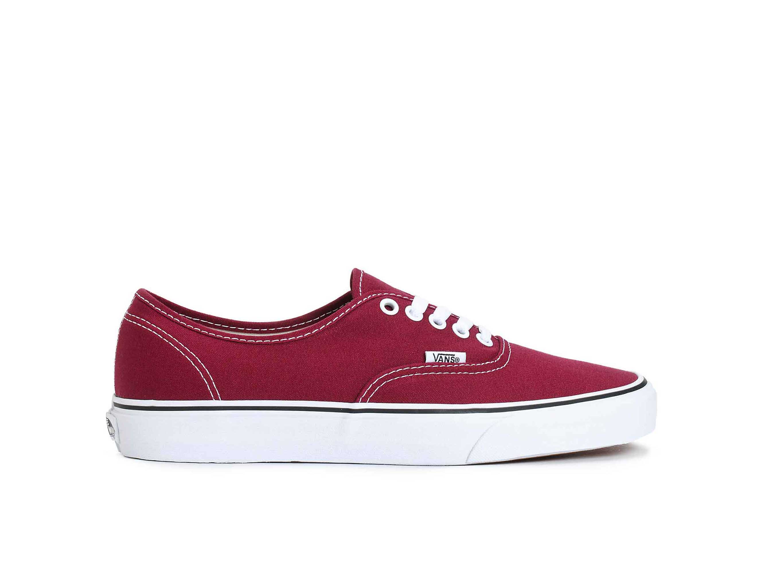  Vans  Authentic Biking Red  True White Sole     