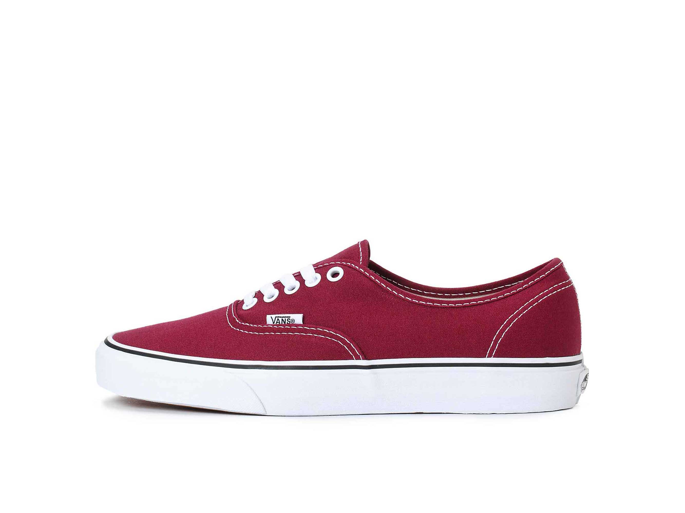  Vans  Authentic Biking Red  True White Sole     