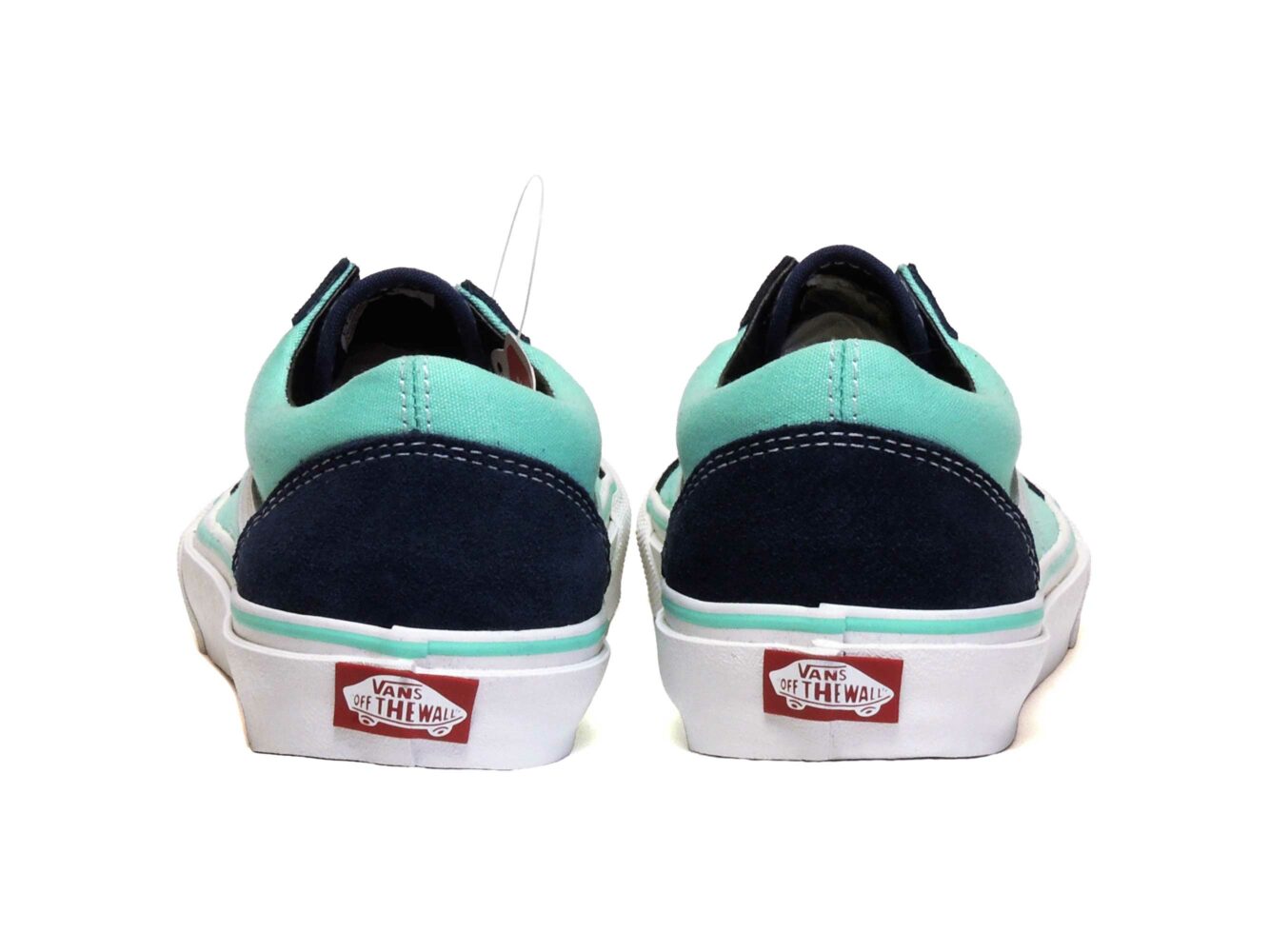 vans old skool green blue white купить