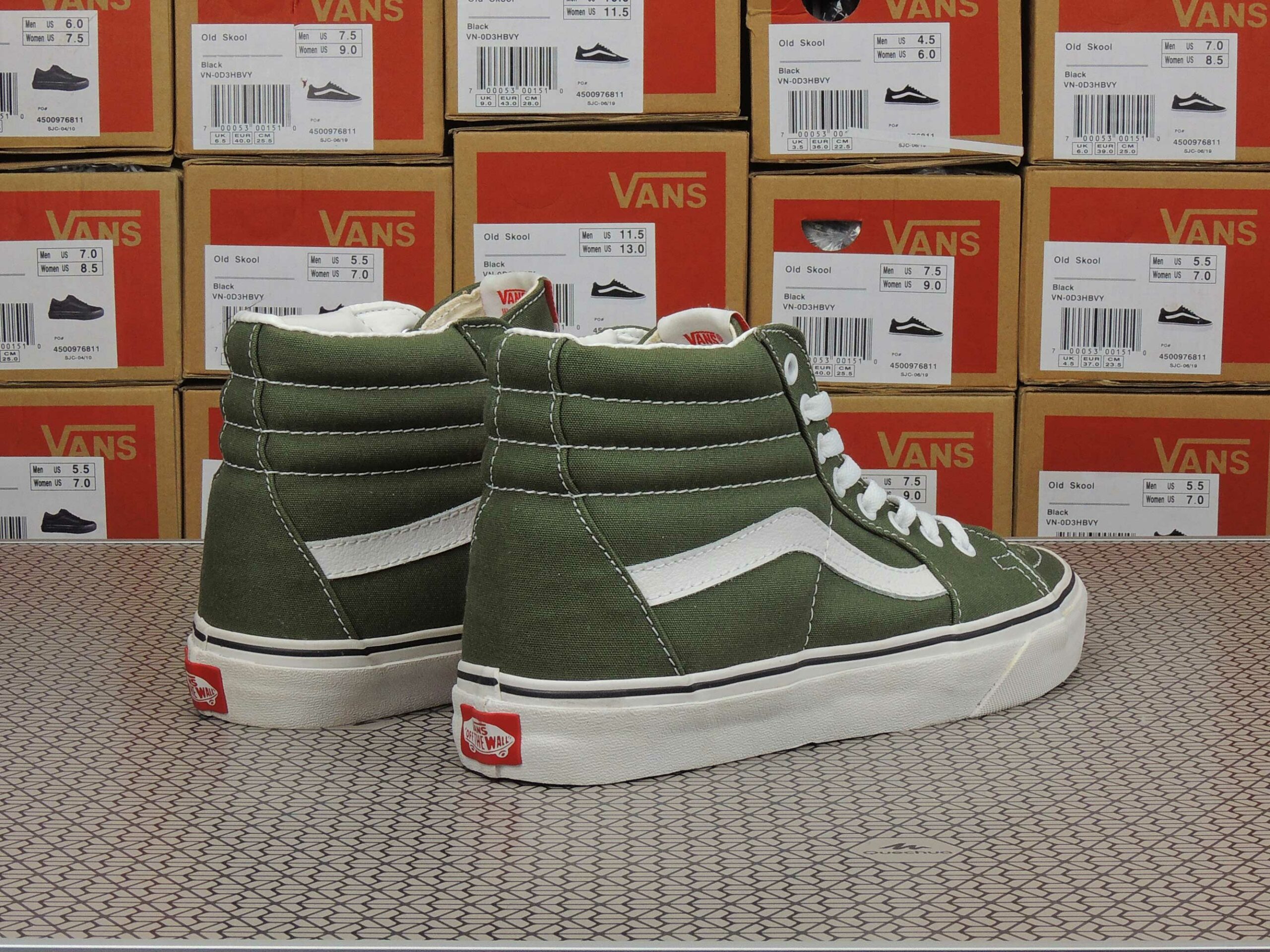 vans churchill navy