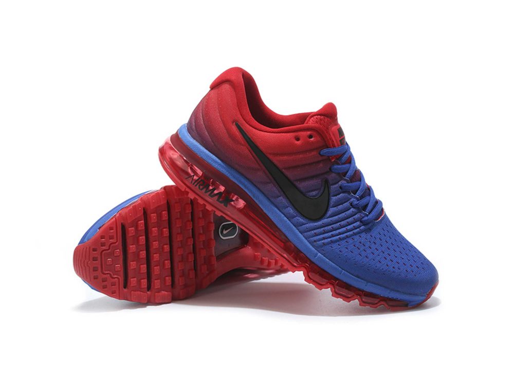 purple orange and blue air max