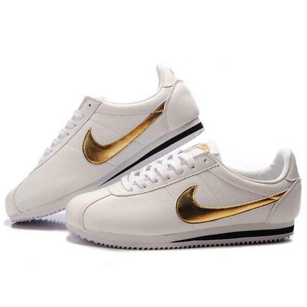 nike cortez classic white gold 349026_100