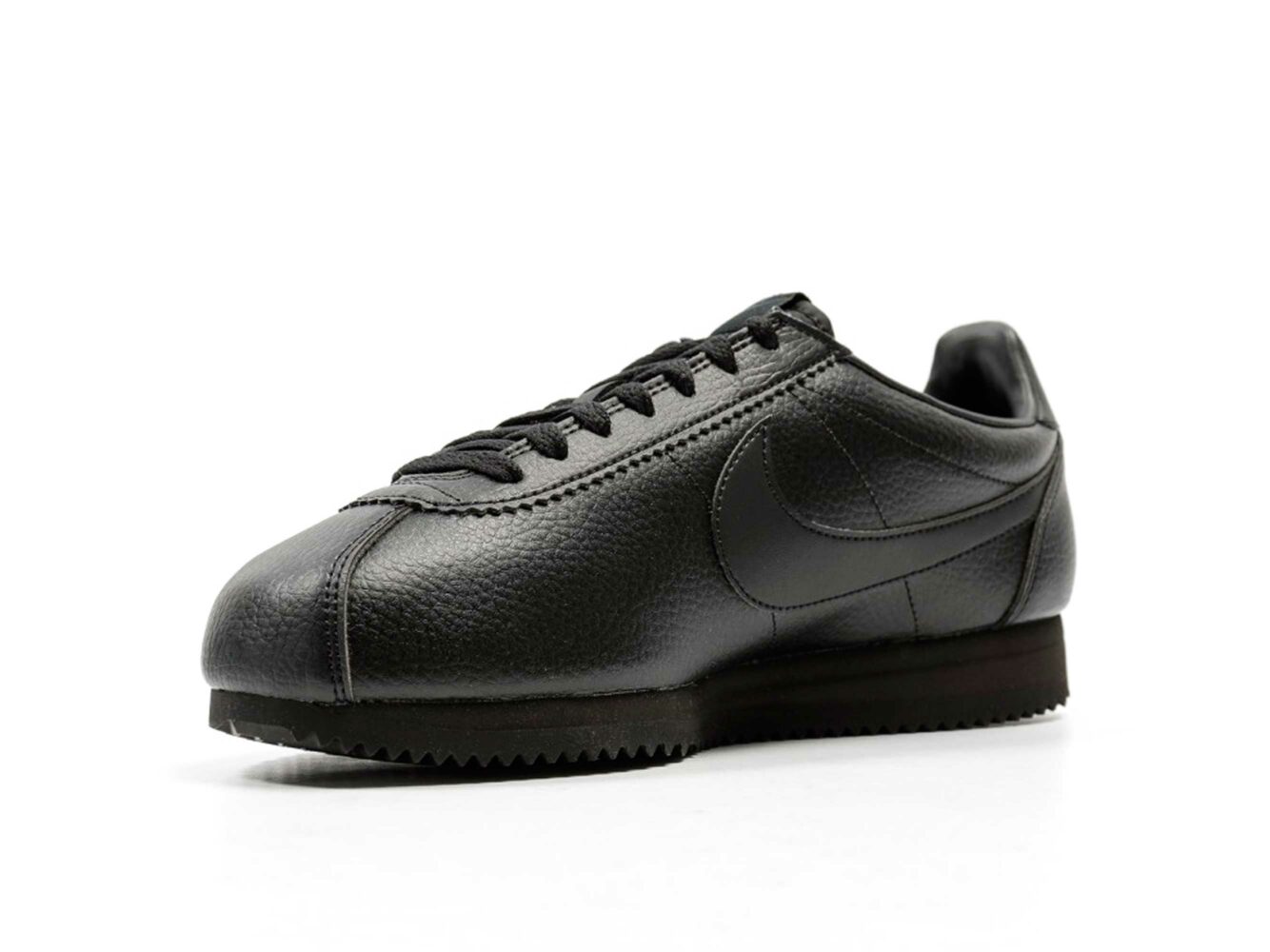 nike cortez leather all black 749571_002 купить