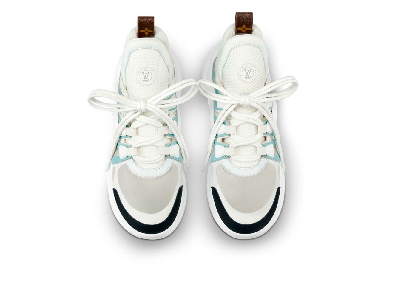 Louis Viton LV archlight sneaker white blue 1A43IT купить