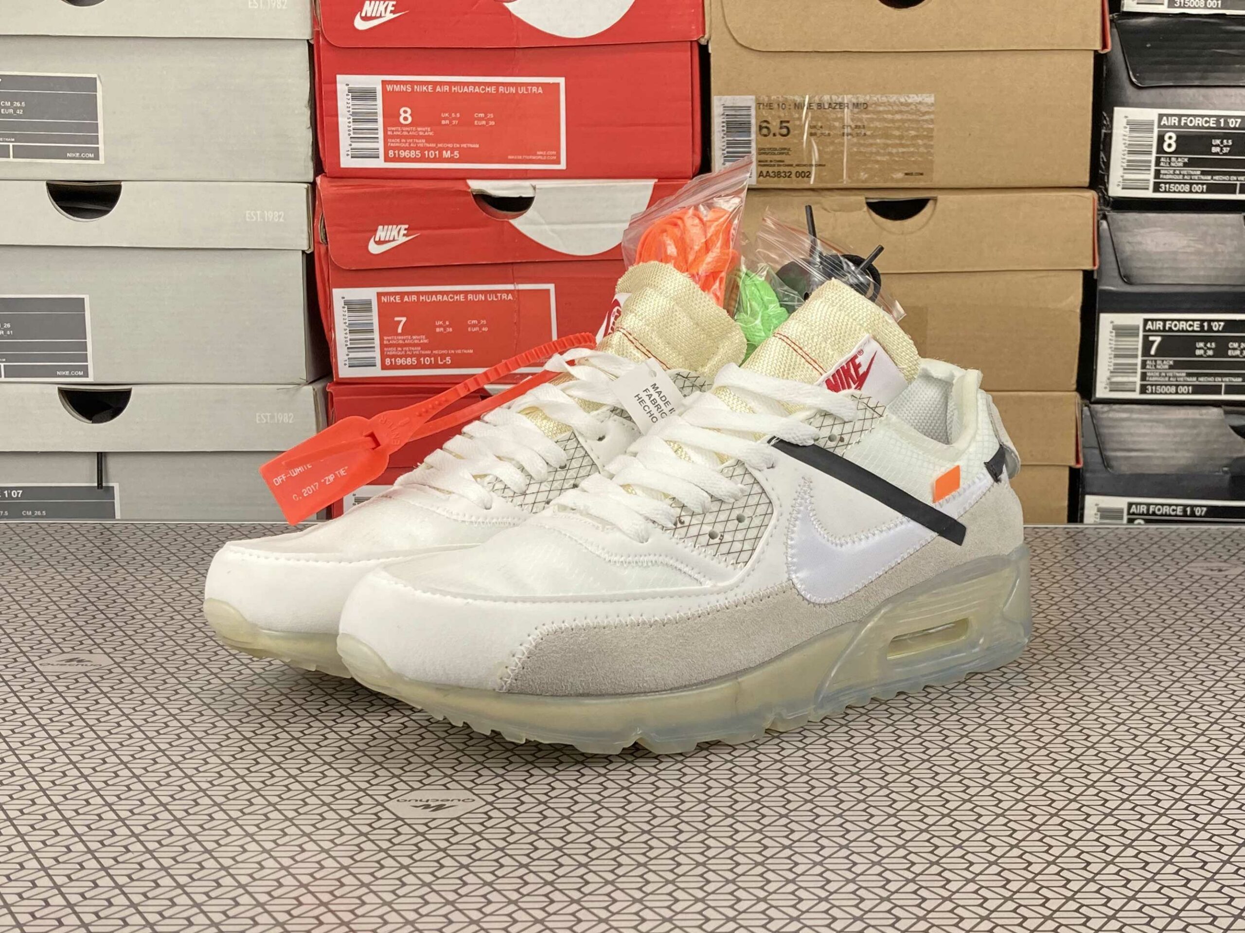 off white air max 90 size 12