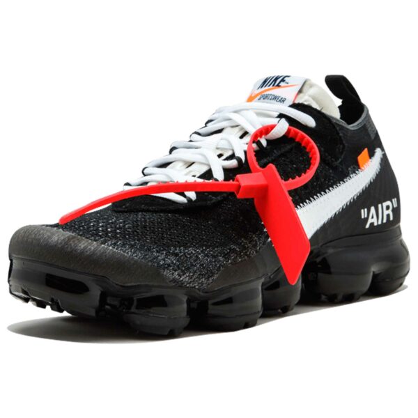 off white x nike air vapormax fk black white clear