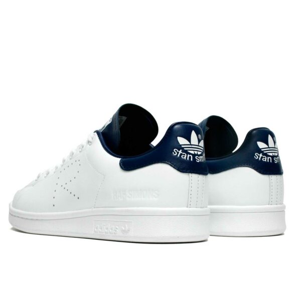 adidas stan smith x raf simons white blue