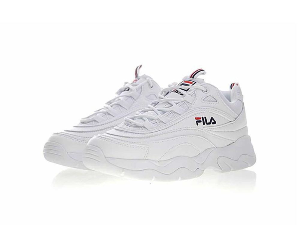 fila ray white pink mint