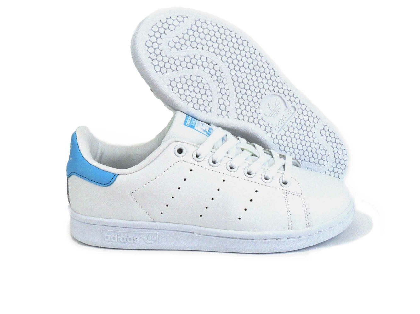adidas stan smith white blue s74778 купить
