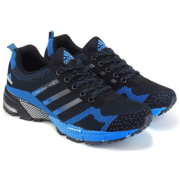 adidas marathon flyknit blue black