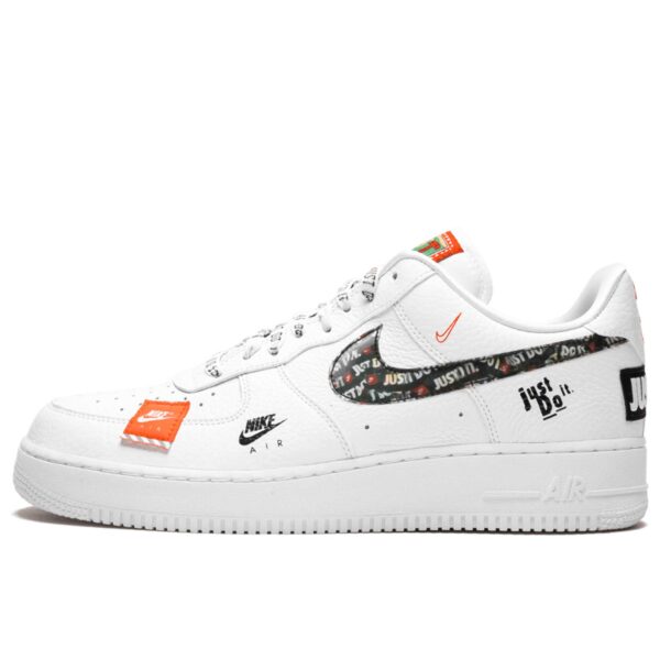 nike air force 1’07 white black total orange AR7719_100 купить