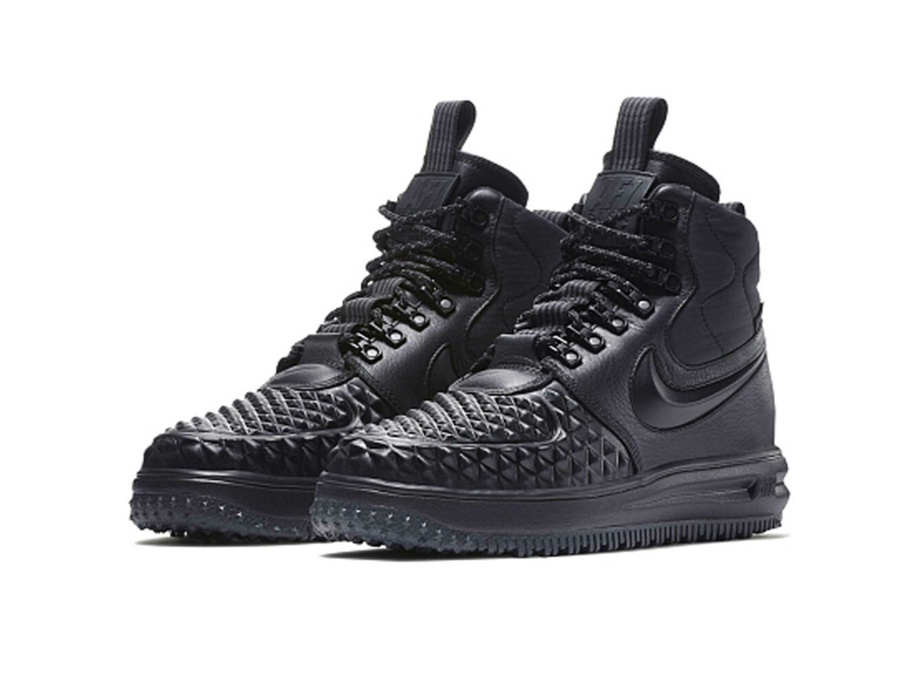 nike lunar force 1 duckboot'17 all black 916682_002 купить