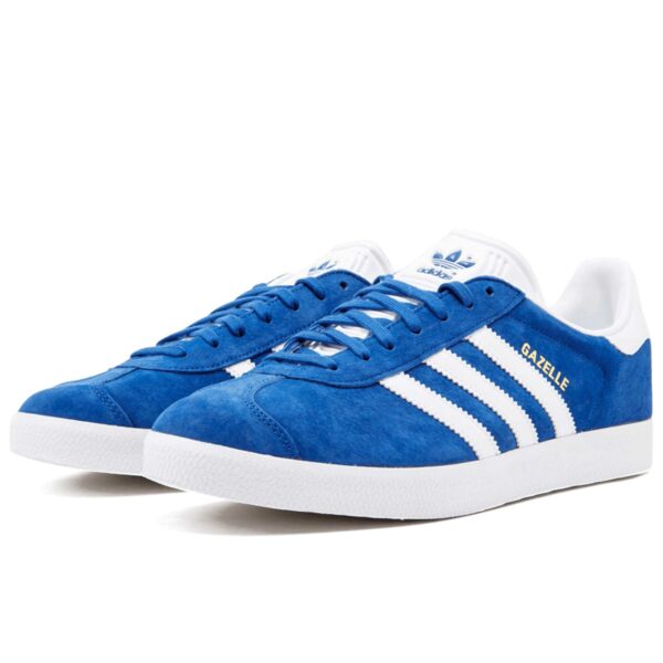 adidas gazelle bright blue s76227 купить