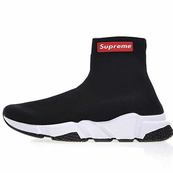 supreme x balenciaga mid black white