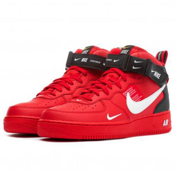 nike air force 1 mid 07 lv8 red 804609_605