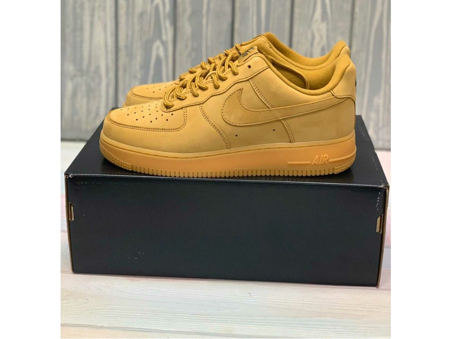 nike air force 1 07 WB flax brown ⋆ кроссовки садовод