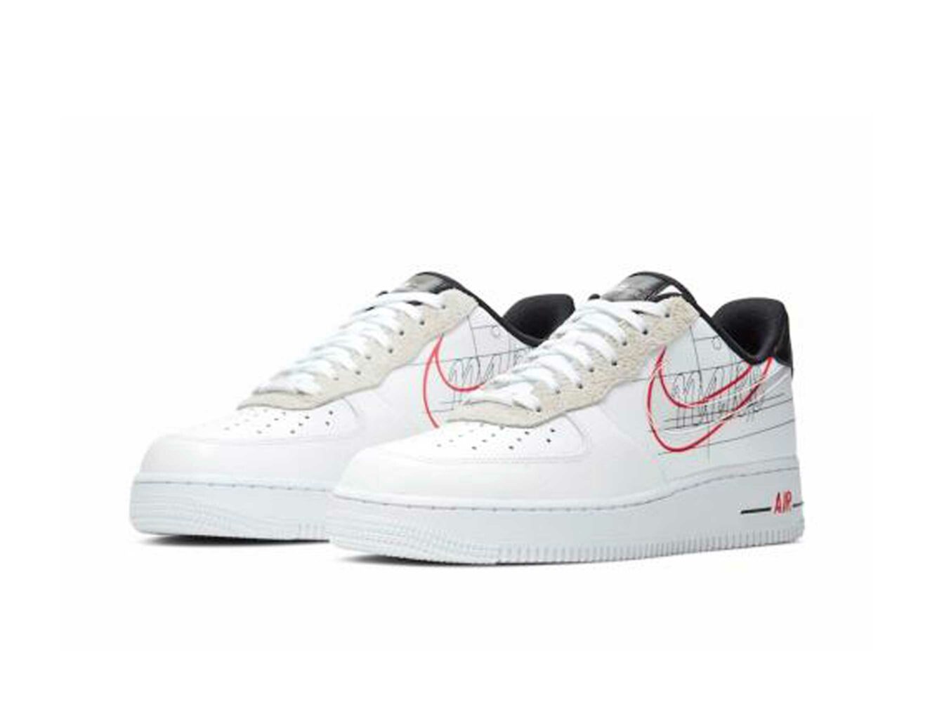 nike air force 1 low script swoosh pack CK9257_100 купить