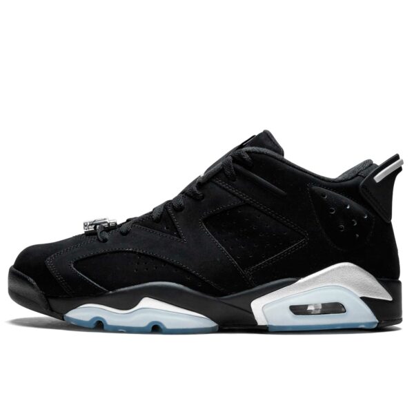 nike air jordan 6 retro low metallic silver