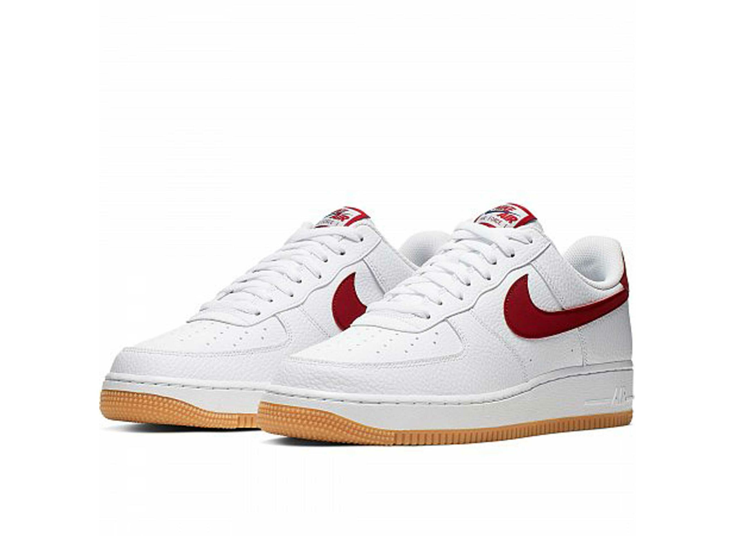 nike air force 1 low white red gum 