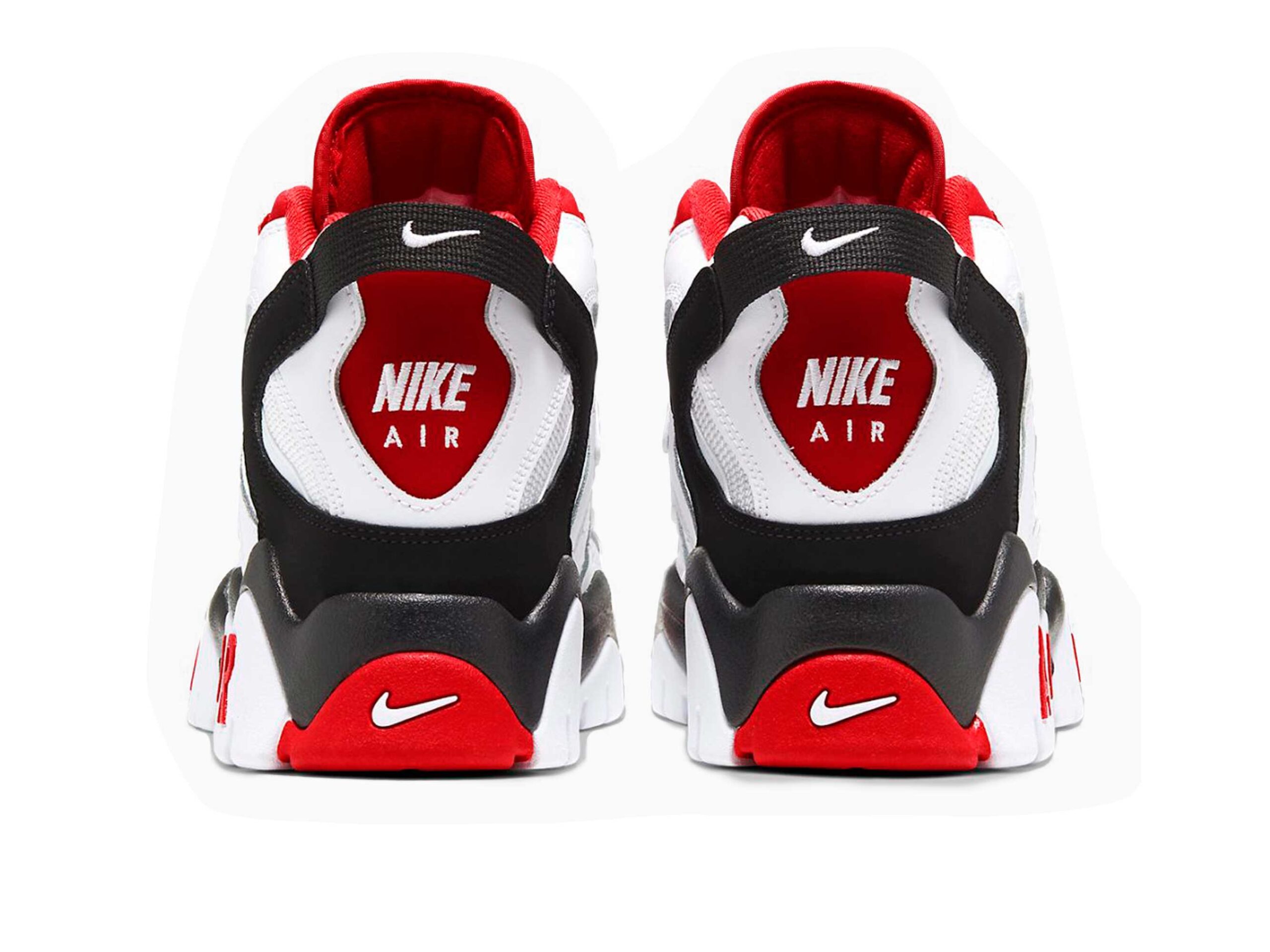 red and black nike barrage