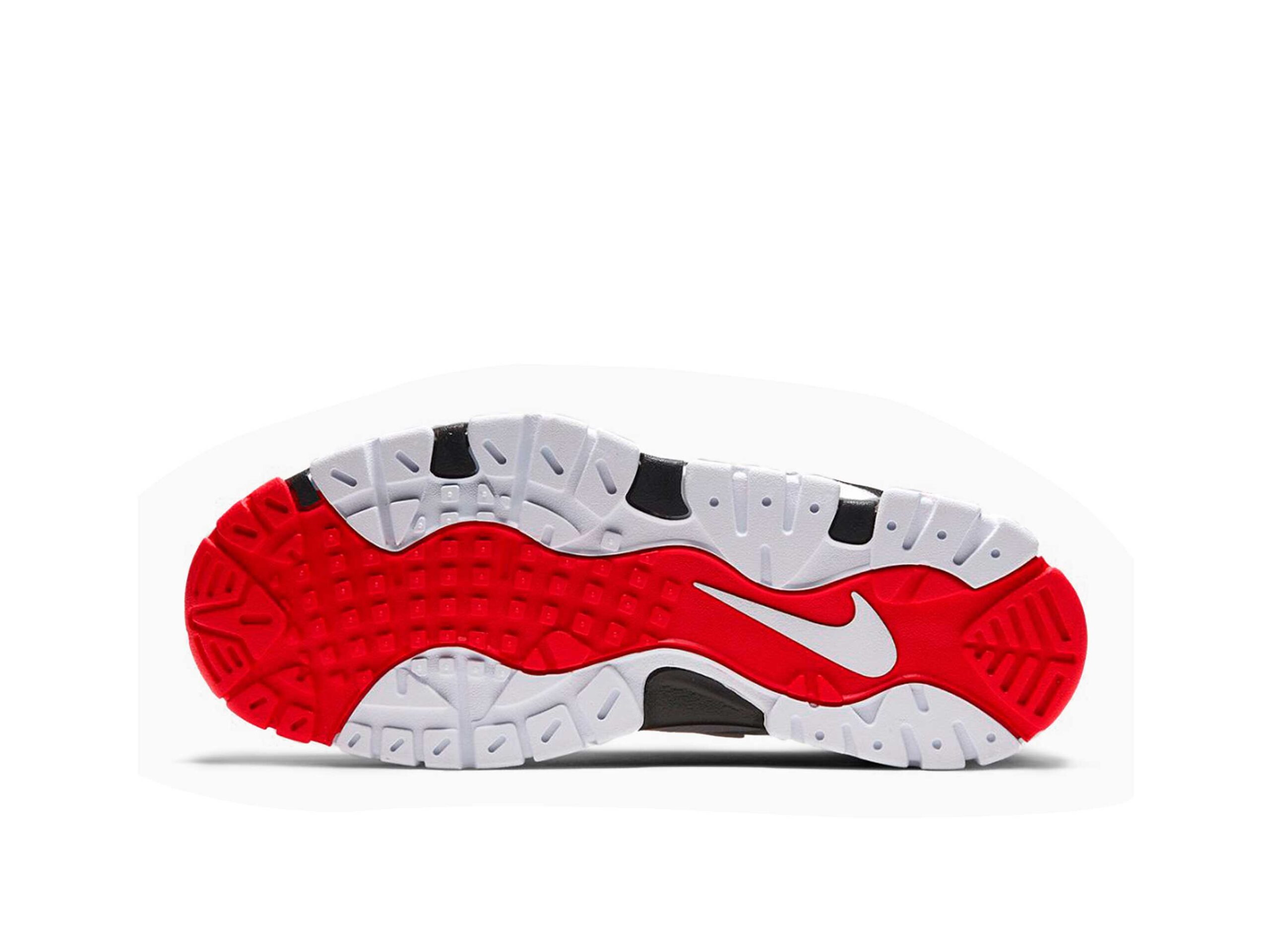 red and white nike air barrage