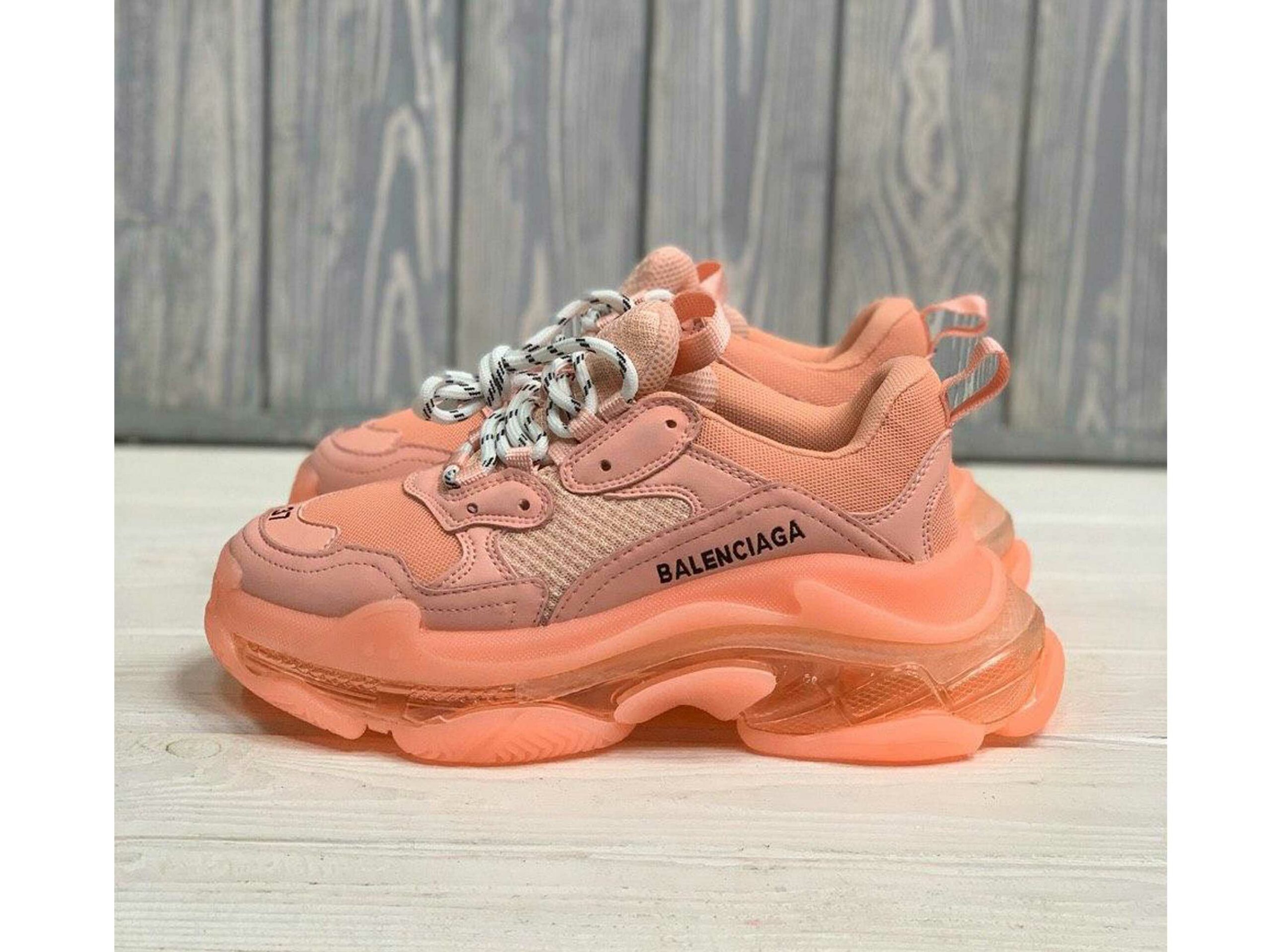 peach balenciaga shoes