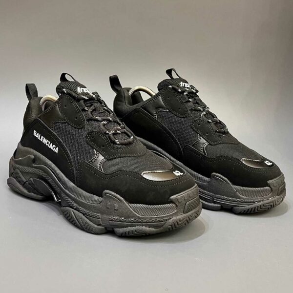 balenciaga triple s sneaker in black 524036W2CA11000