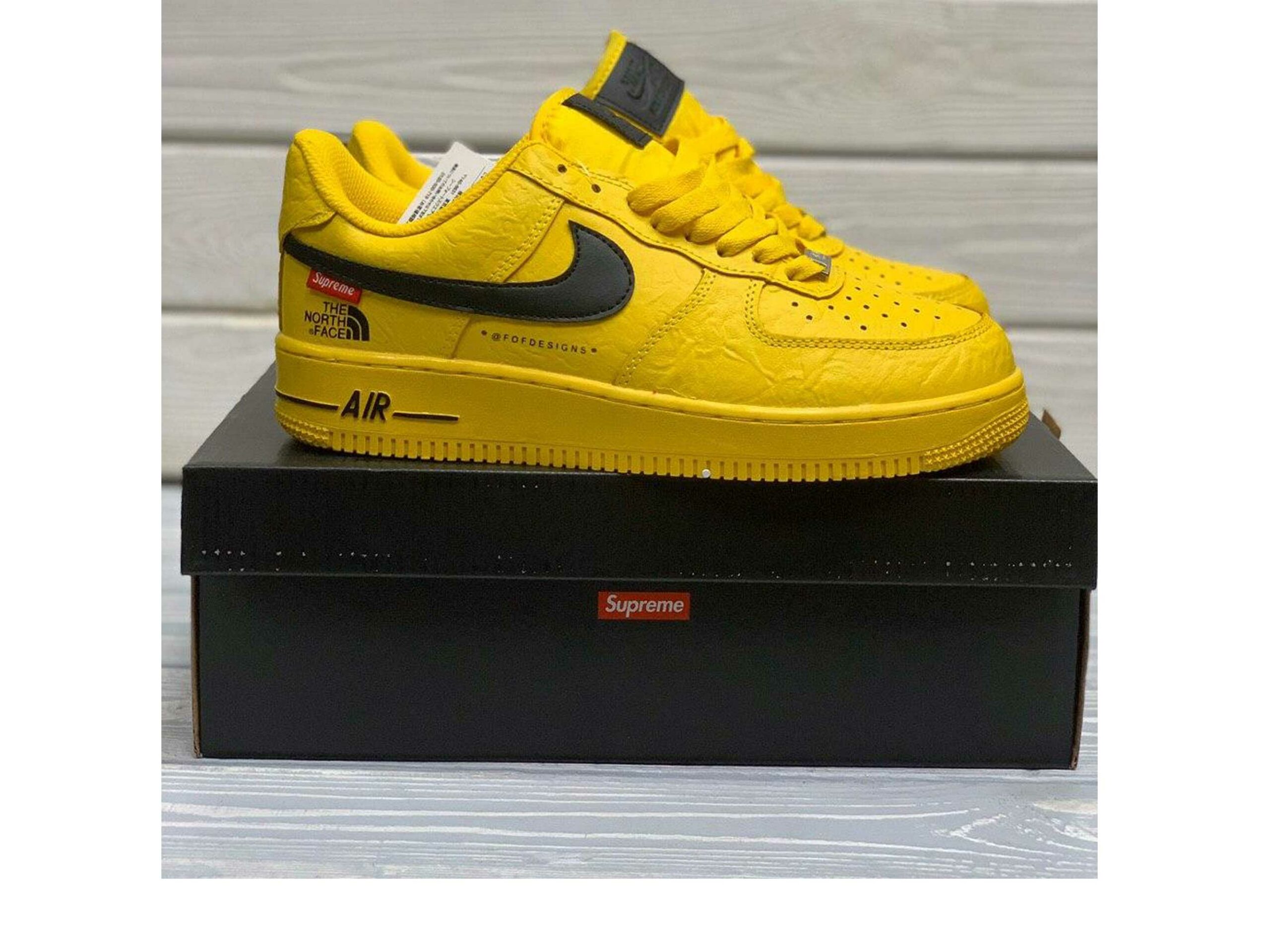 supreme north face air force 1