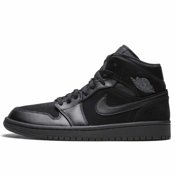 nike air Jordan 1 mid black 554724_050 купить