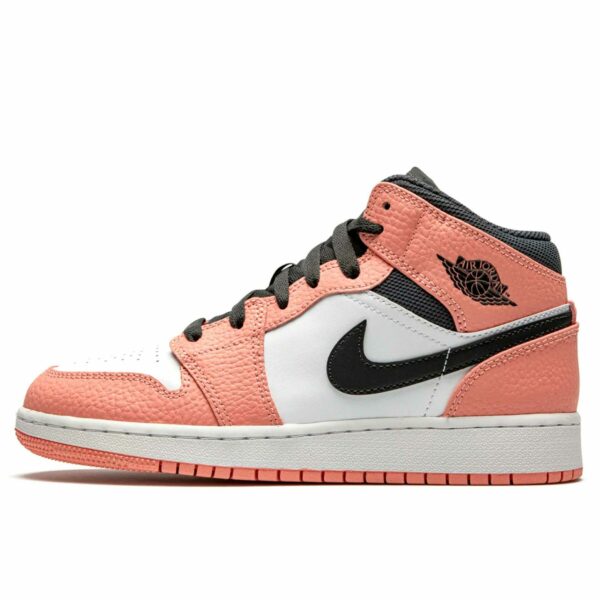 nike air jordan 1 mid GS pink quartz 555112_603 купить