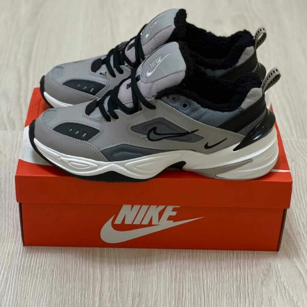 nike m2k tekno grey white winter