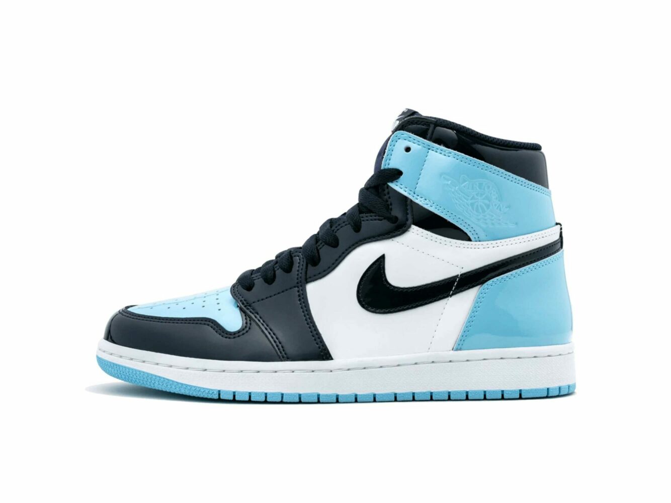 nike air Jordan 1 high UNC patent leather CD0461_401 купить