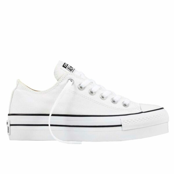 converse chuck taylor all star lift platform canvas white