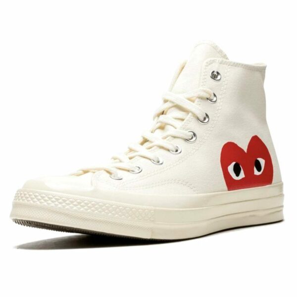 converse chuck 70 cdg comme des garcons play white 150205c