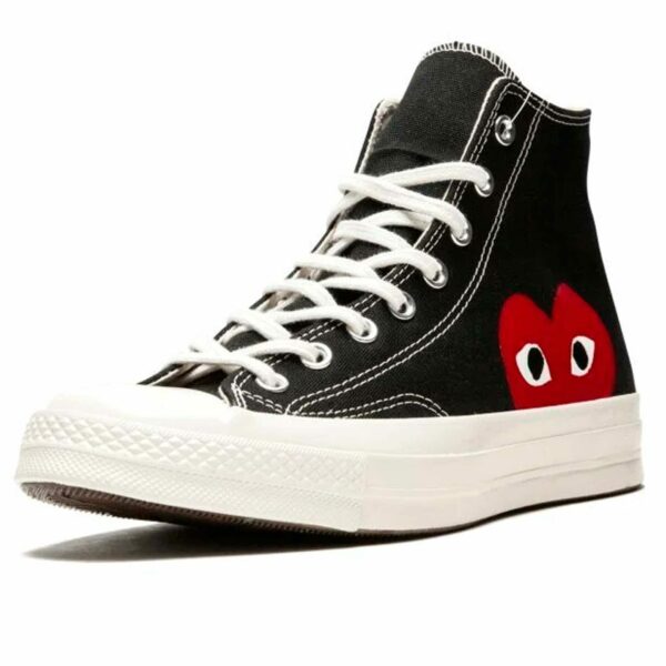 converse all star chuck 70 hi black half heart