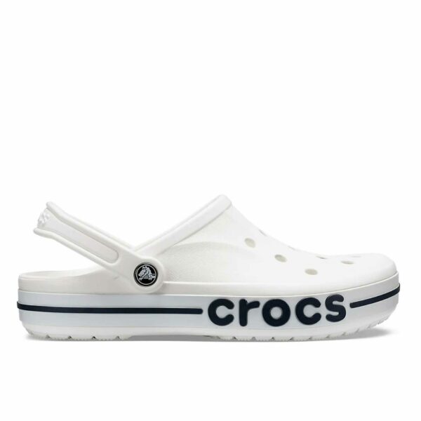 crocs bayaband logo clog white