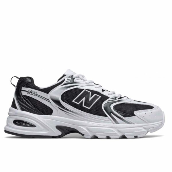 new balance 530 black white