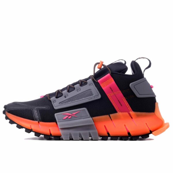 reebok zig kinetica edge black orange FU8182