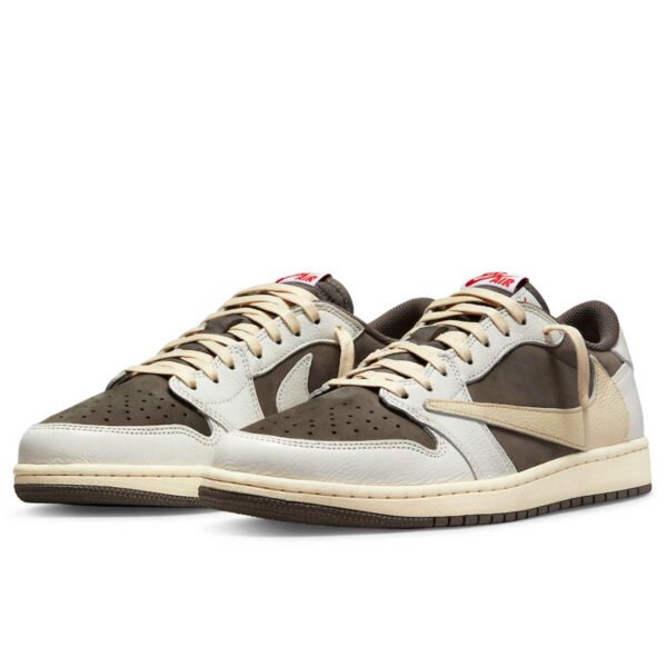 Travis Scott x nike air Jordan 1 low og reverse mocha sail DM7866_162 купить
